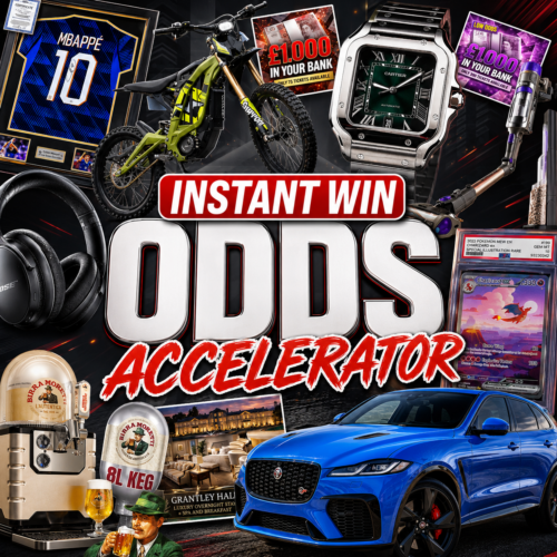 Odds Accelerator – Win Tickets Into Our Upcoming Live Draws!!