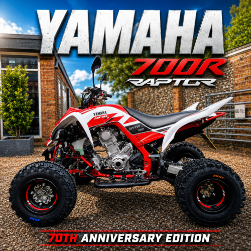 2026 YAMAHA RAPTOR 700 70TH ANNIVERSARY EDITION – RRP £12,999!