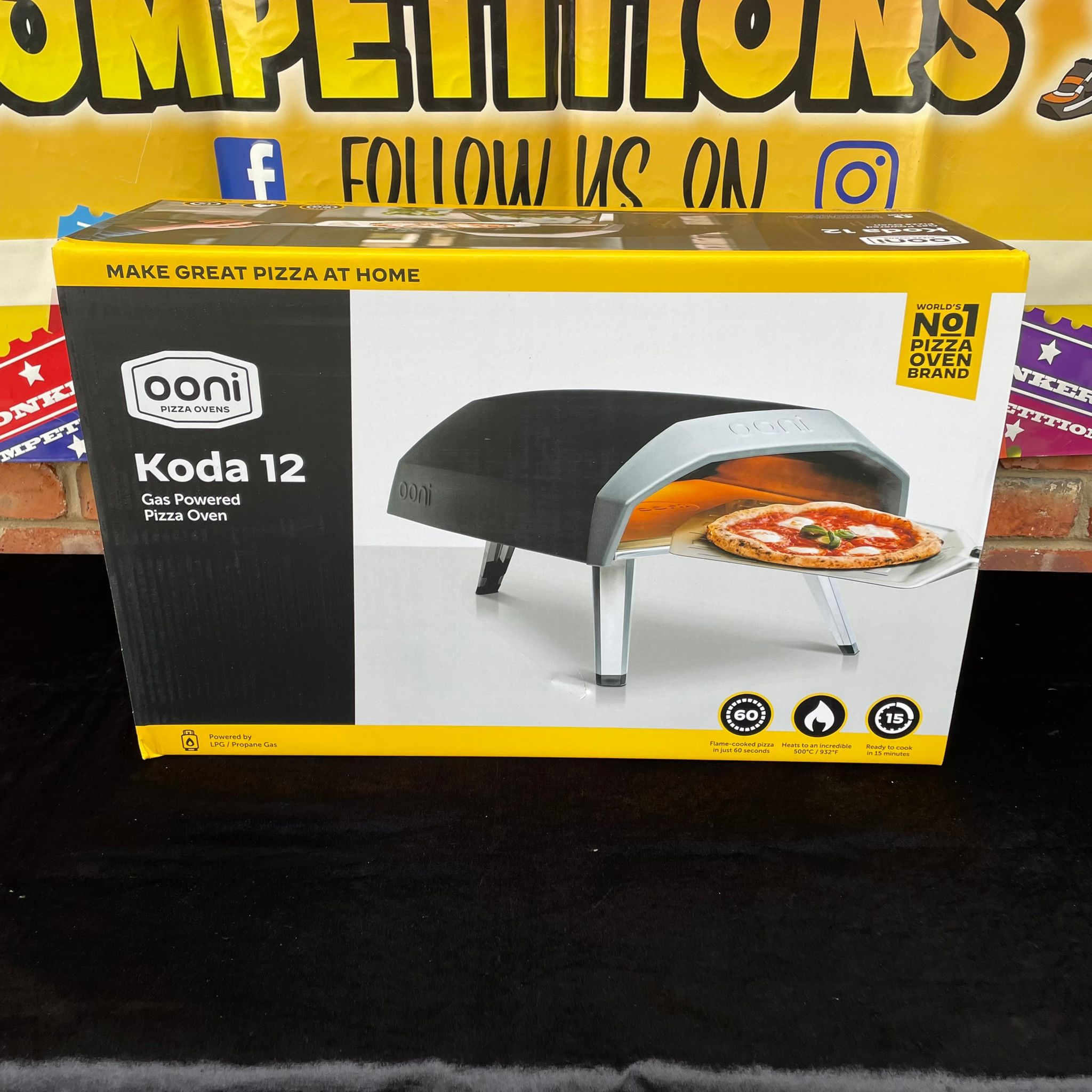 Ooni Koda 12 Gas Powered Pizza Oven Bonkers Competitions