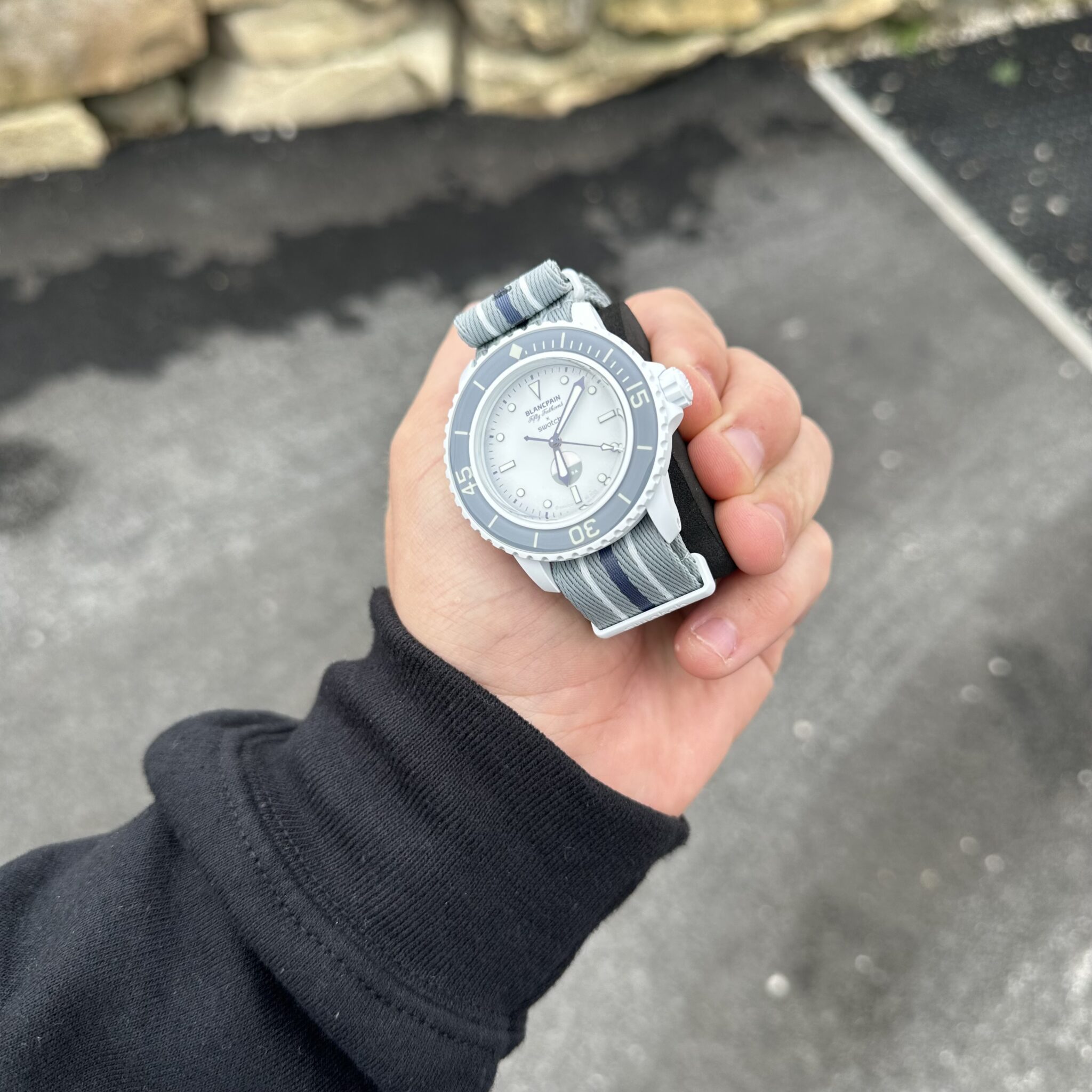 Blancpain x Swatch Antarctic Ocean グレー