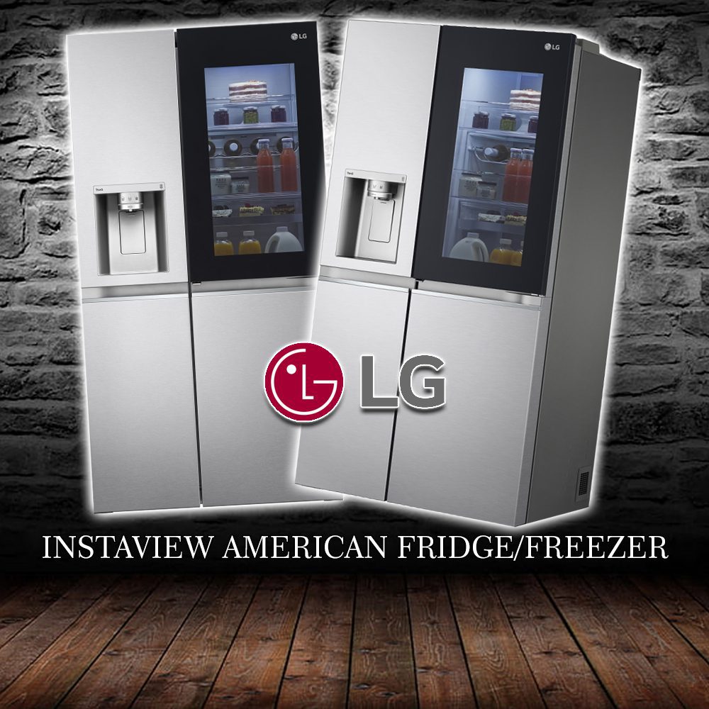 LG Instaview American Fridge Freezer STAINLESS STEEL With Ice & Water