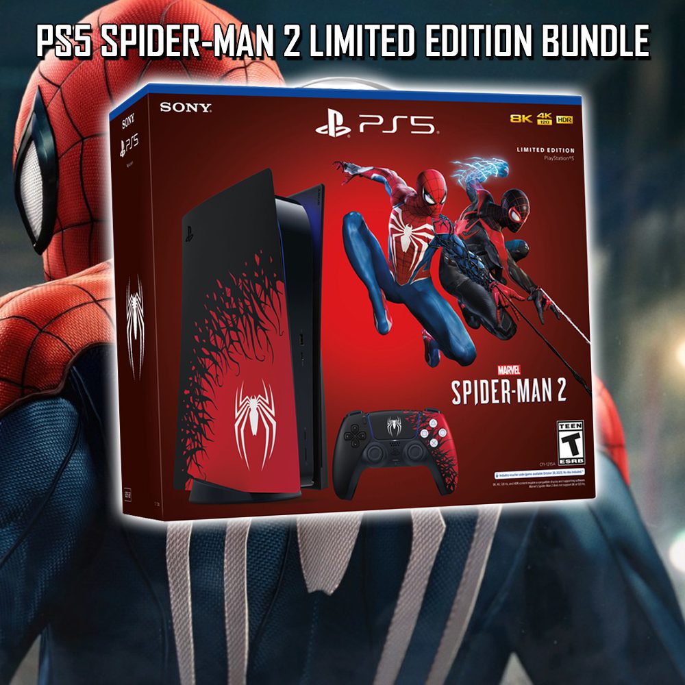 Ps5 Spider-man 2 Limited Edition Bundle + Game & Controller – Bonkers 