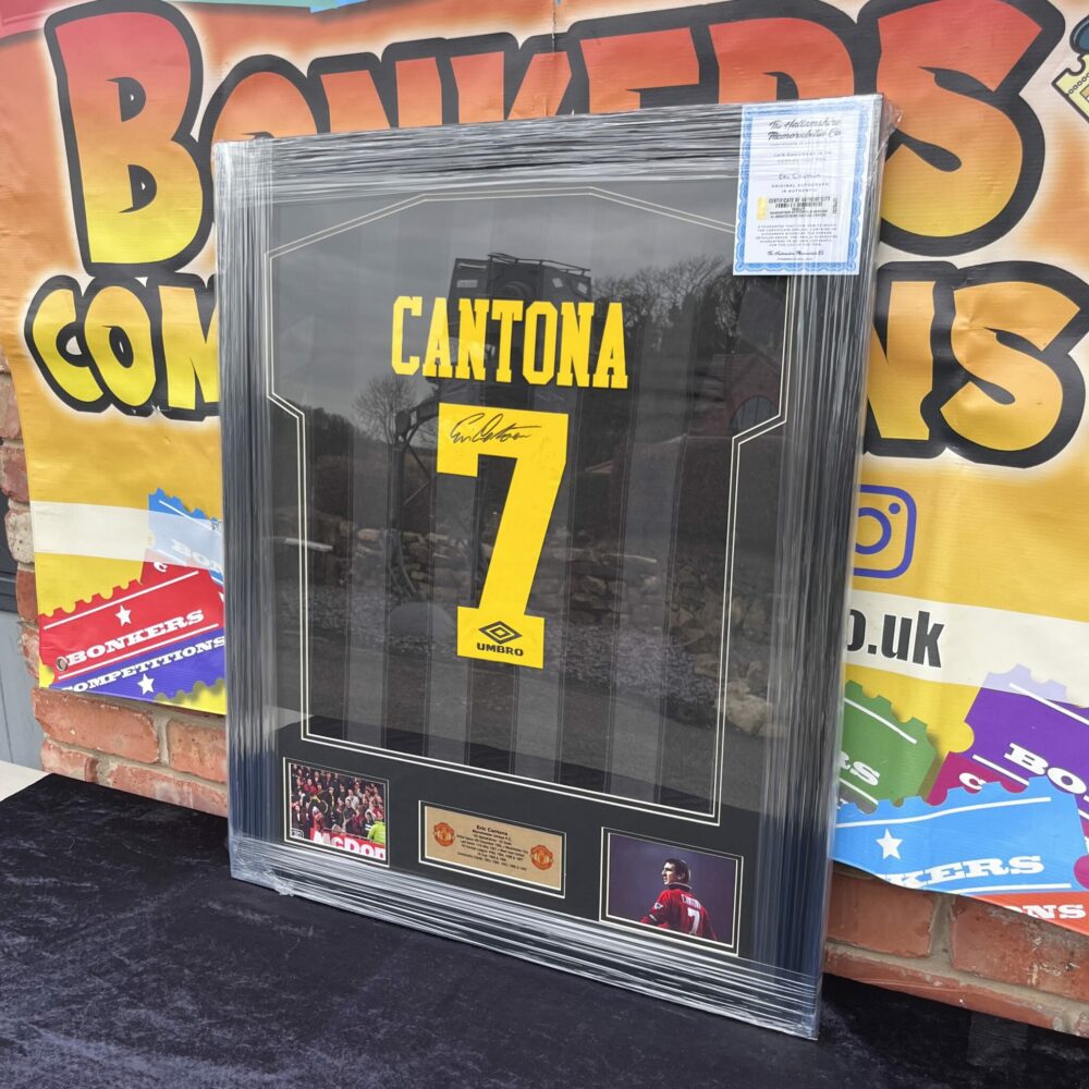 Eric Cantona Signed And Framed Man United Shirt - Image 3
