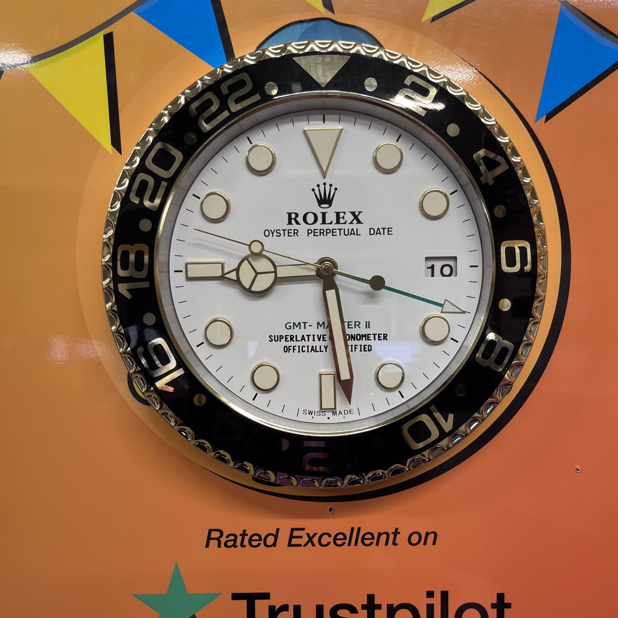 ROLEX Wall Clock GMTMASTER II Bonkers Competitions