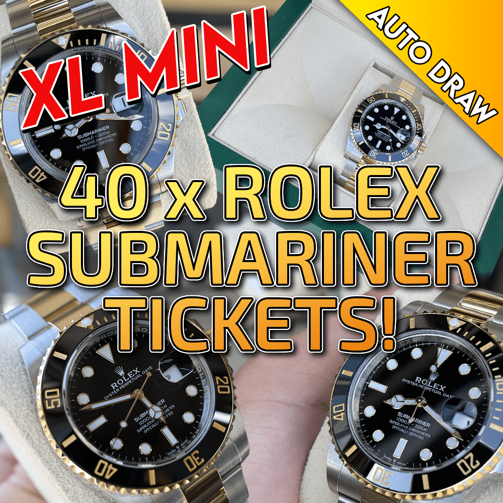 40 X ROLEX SUBMARINER TICKETS WORTH £500! – DRAW NO.2 – Bonkers ...