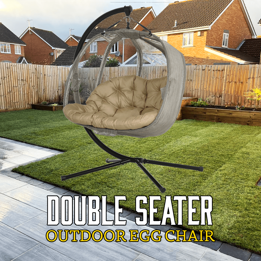 Double Seater Outdoor Swing Egg Chair Bonkers Competitions