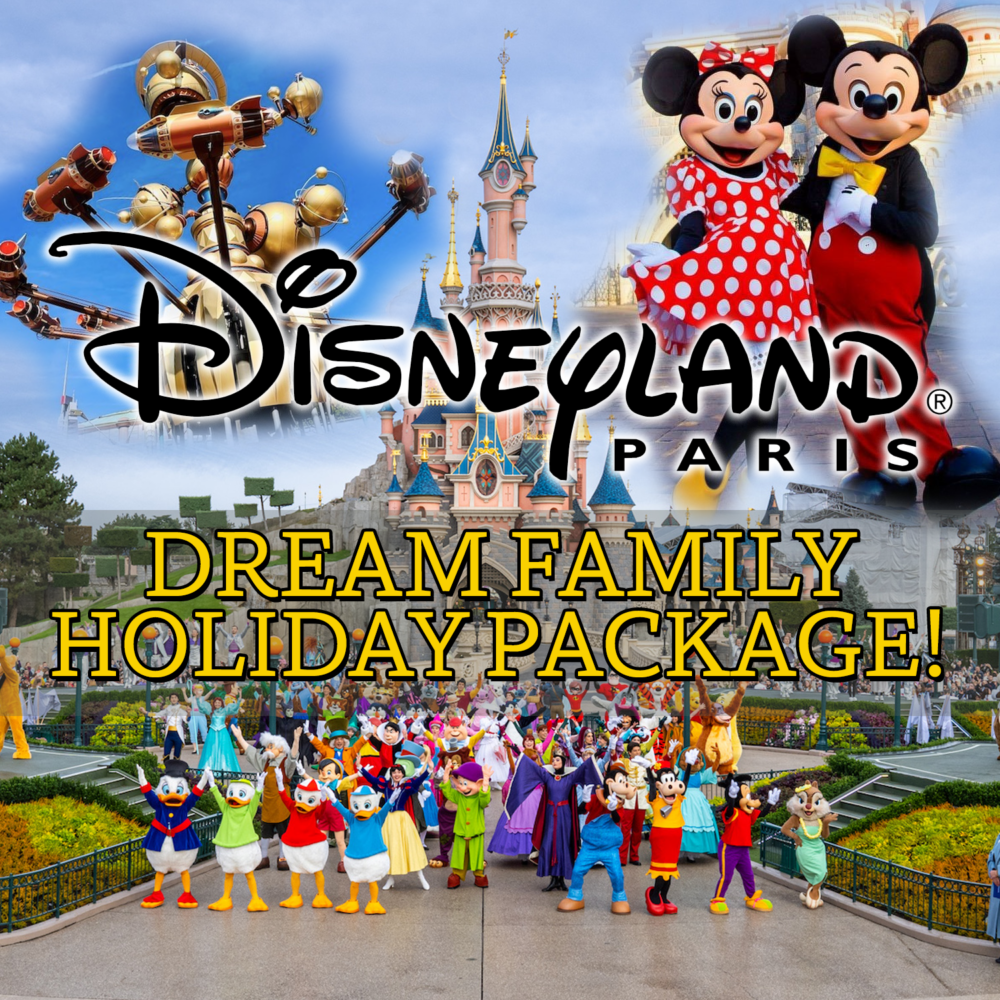 Disneyland Paris Summer Holiday Package + Park Tickets & £500 Spending Money!