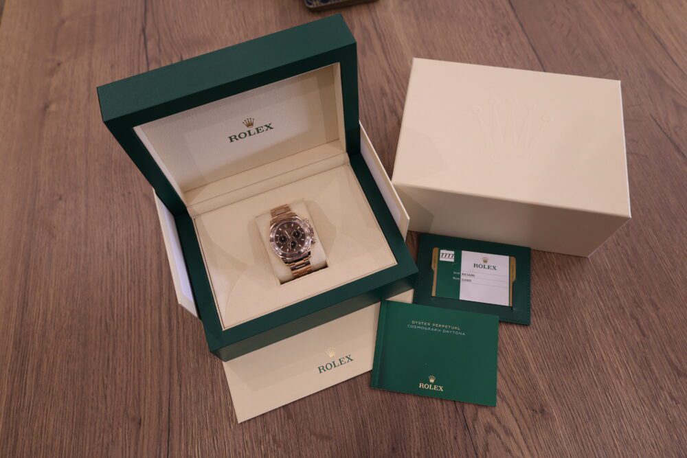 Rolex DAYTONA Solid 18ct Rose Gold Chocolate Dial - RRP £44,000! - Image 7