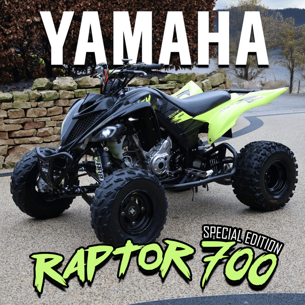 YAMAHA YFM 700R RAPTOR Special Edition 2022 ROAD LEGAL QUAD - SUPER LOW ODDS!