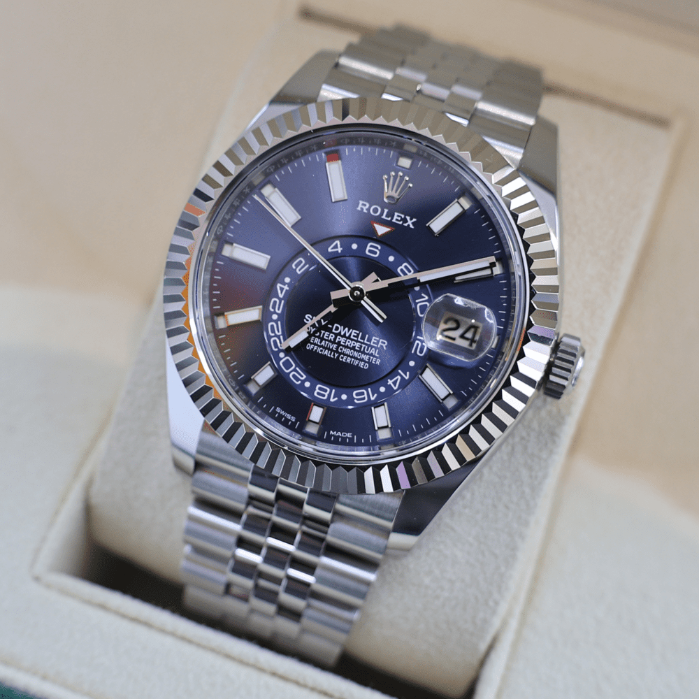 2022 Rolex Sky-Dweller Blue Dial Jubilee Bracelet - RSP £19,000!