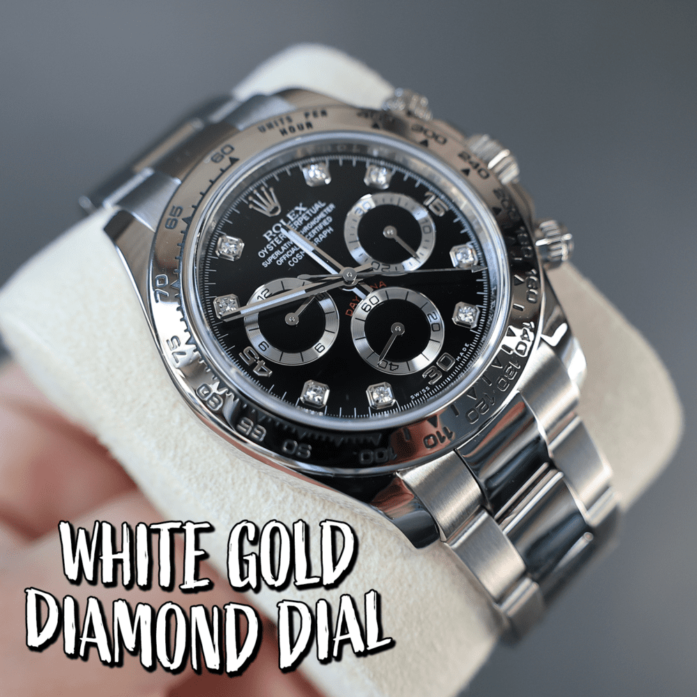 Rolex DAYTONA Solid 18ct White Gold Diamond Dial - RRP £45,900!