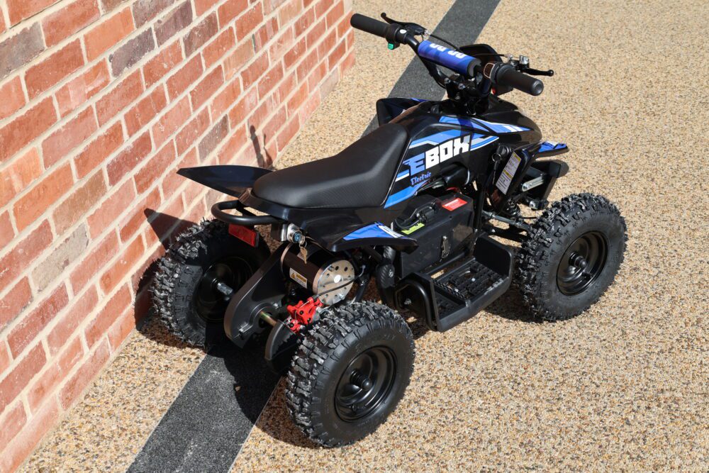 EBOX Electric Kids Quad Bike Blue - Image 3