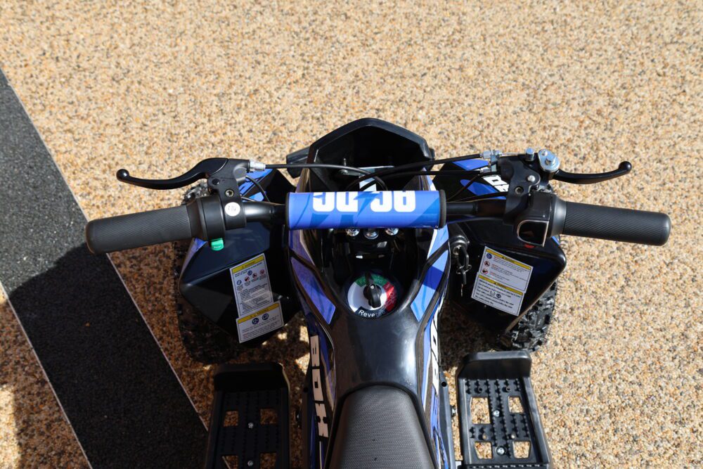 EBOX Electric Kids Quad Bike Blue - Image 4