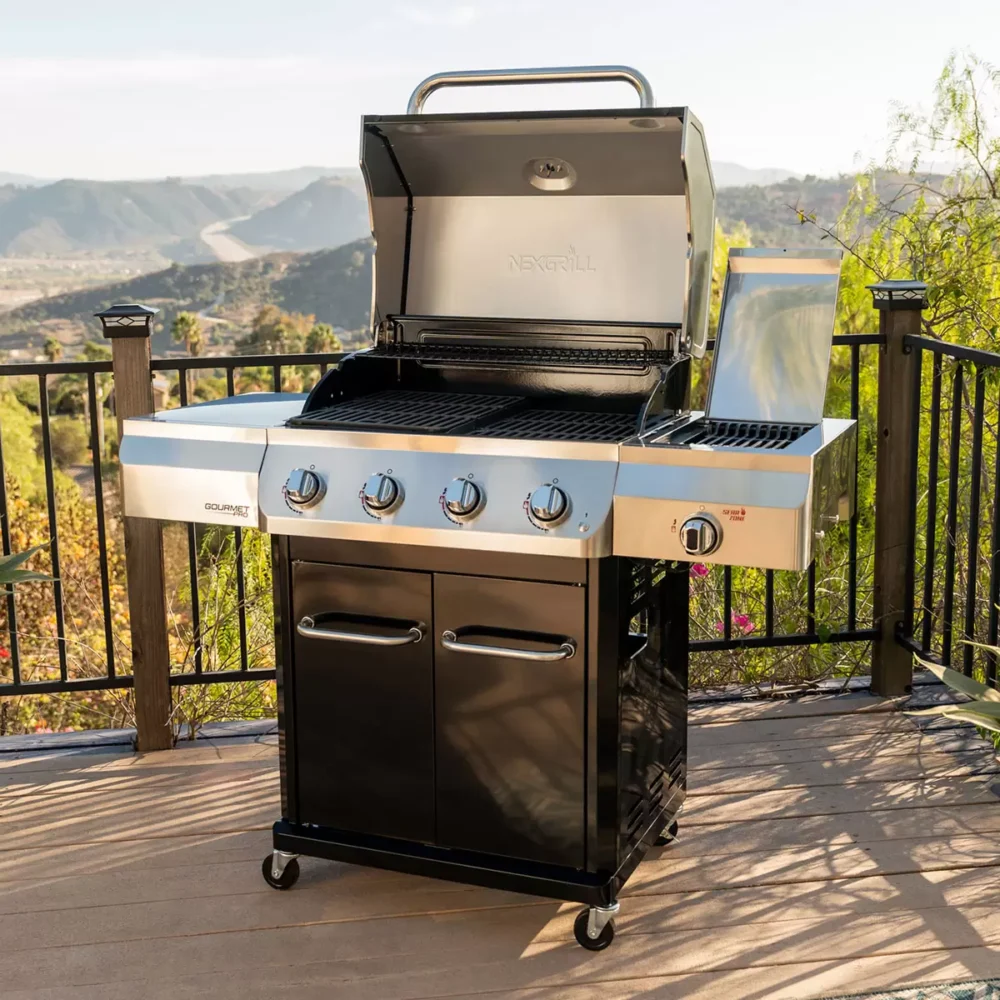 Nexgrill Gourmet Pro 5 Burner Gas Barbecue Grill + Cover - Image 2