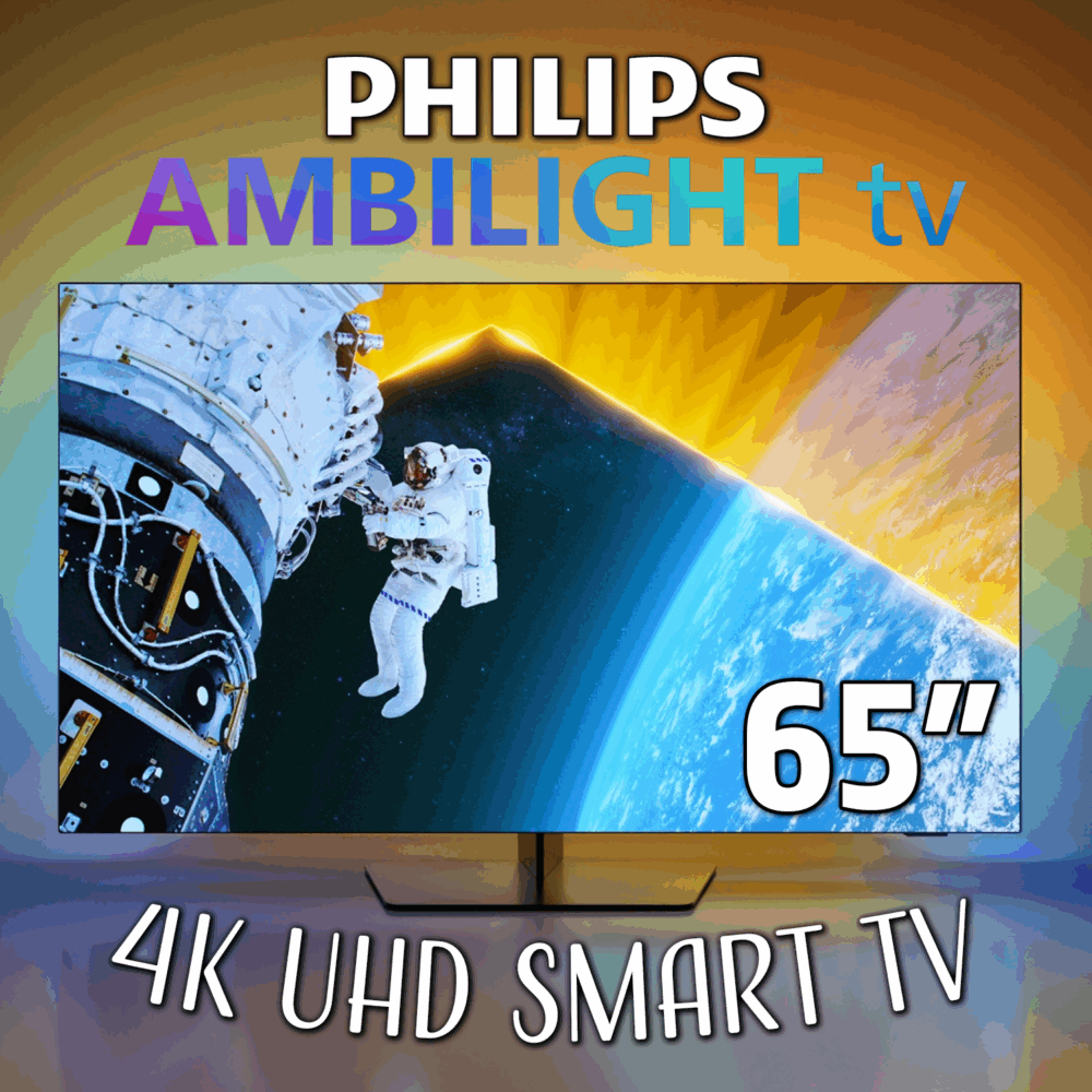 Philips 65" Ambilight 4K UHD SMART TV - BONKERS ODDS!