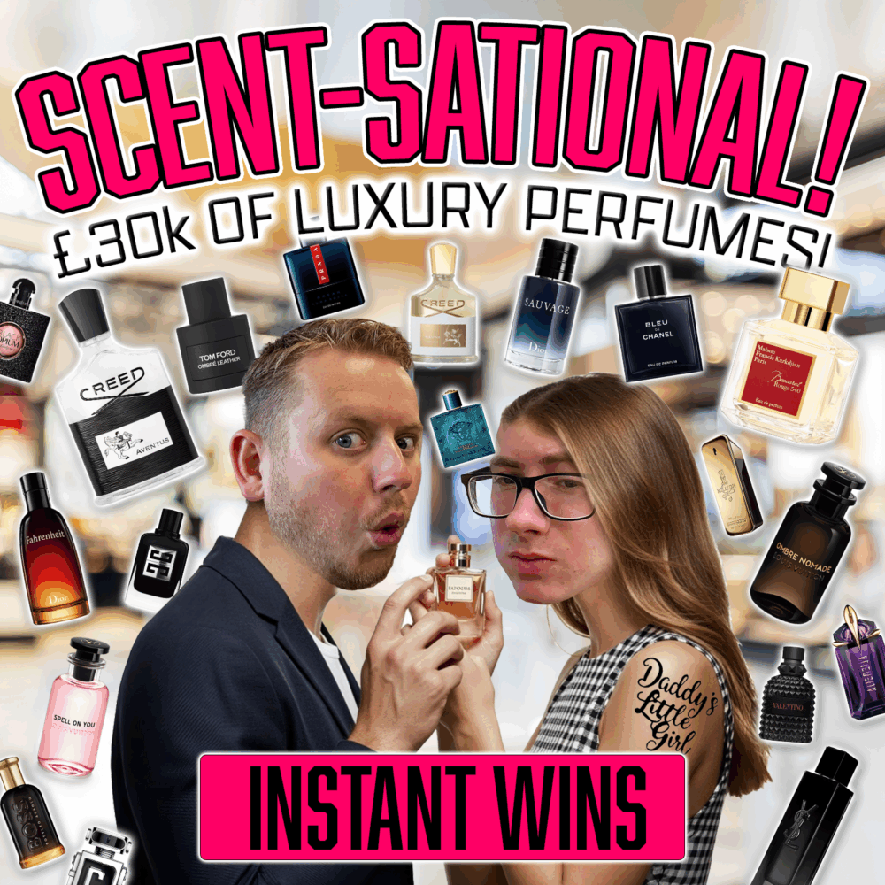 SCENT-SATIONAL! The ultimate £30,000 Fragrance INSTANT WIN!