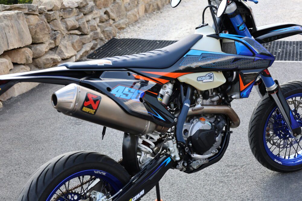 KTM EXCF-450 SUPERMOTO ROAD LEGAL - INCREDIBLE BIKE - RRP £11,599 - Image 7