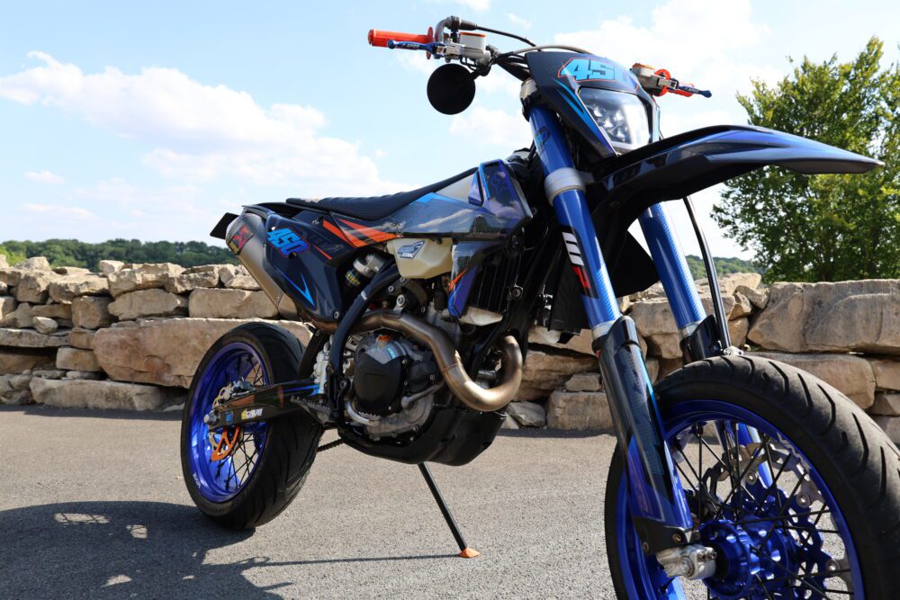 KTM EXCF-450 SUPERMOTO ROAD LEGAL - INCREDIBLE BIKE - RRP £11,599 - Image 6