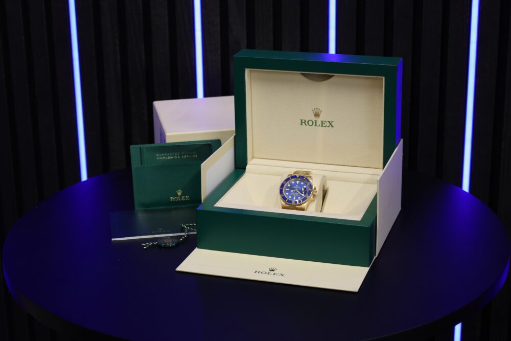 ROLEX SUBMARINER SOLID 18ct GOLD ‘BLUESY’  - RRP £38,100! - Image 6