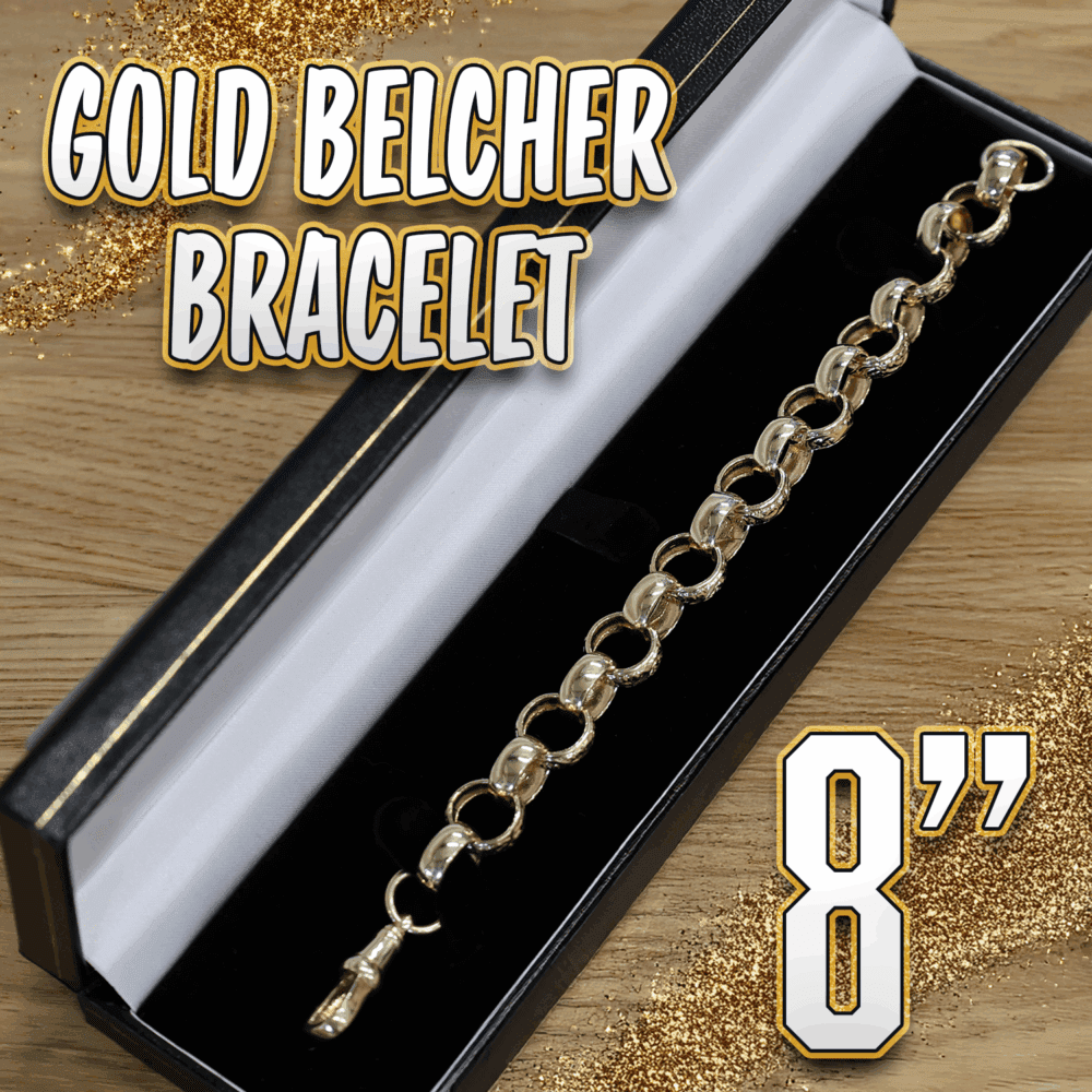 9ct Gold Belcher Bracelet