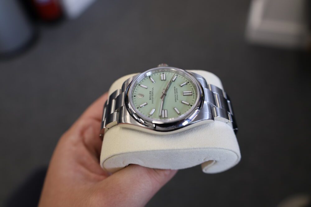 2025 ROLEX Oyster Perpetual 41mm - PISTACHIO DIAL - RSP £12,000! - Image 3