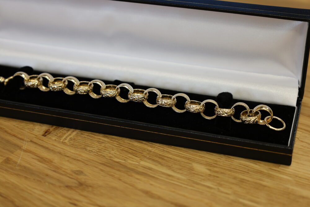 9ct Gold Belcher Bracelet - Image 2