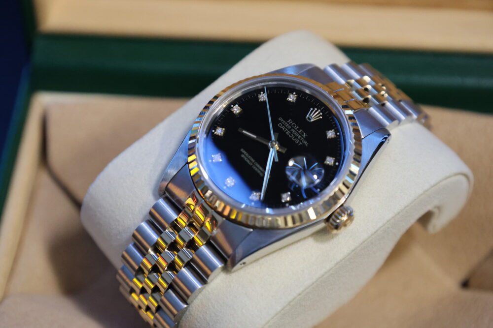 Rolex Datejust Bi Metal Black Dial Diamond Dot - RSP £8,000! - BONKERS ODDS! - Image 3
