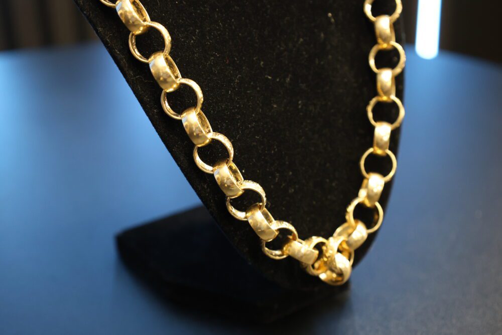 9CT GOLD 28" LARGE BELCHER CHAIN 96G! - RRP £4,800! - Image 2