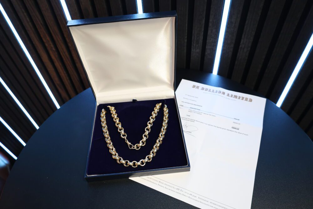 9CT GOLD 24" LARGE BELCHER CHAIN 101G! - RRP £5,000! - Image 3