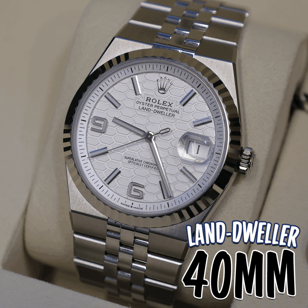 2025 ROLEX LAND-DWELLER STEEL 40MM - RSP £40,000!
