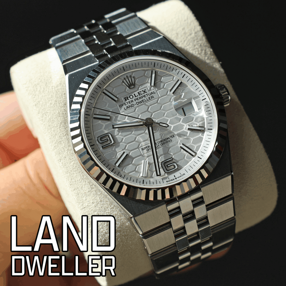 2025 ROLEX LAND-DWELLER STEEL 40MM - RSP £45,000!