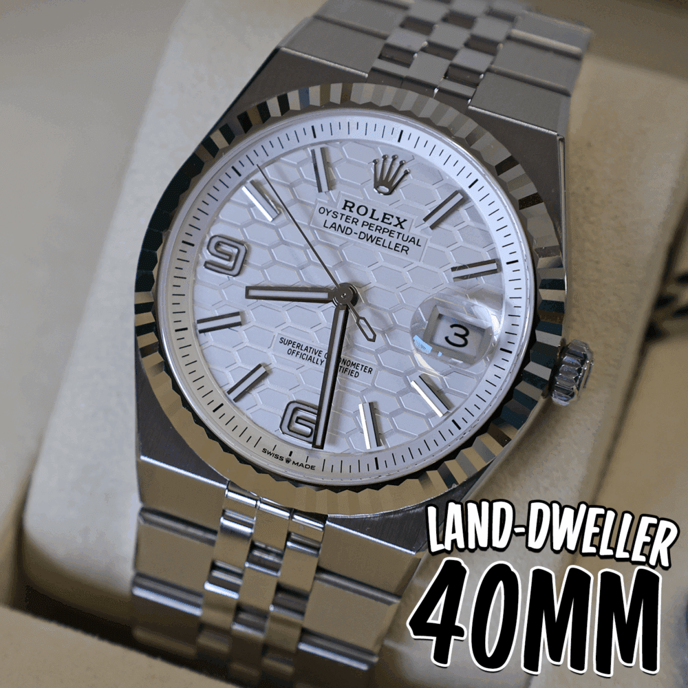 2025 ROLEX LAND-DWELLER STEEL 40MM - RSP £40,000!