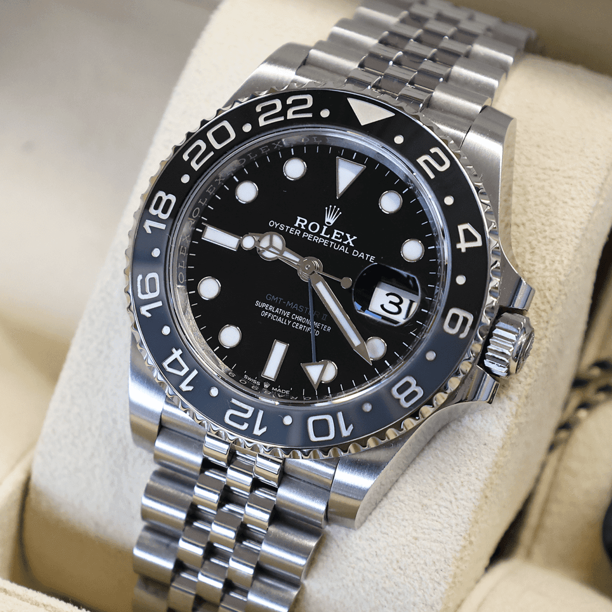 2026 ROLEX GMT MASTER II ‘BRUCE WAYNE’ JUBILEE – RSP £17,000!