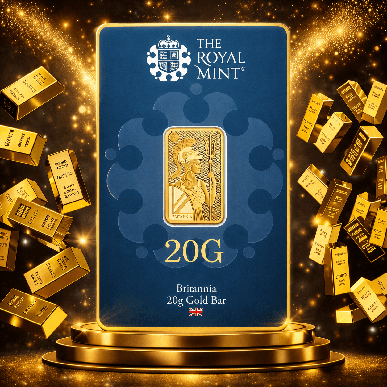 20g 24ct Gold Bar Royal Mint – RRP £2,500!