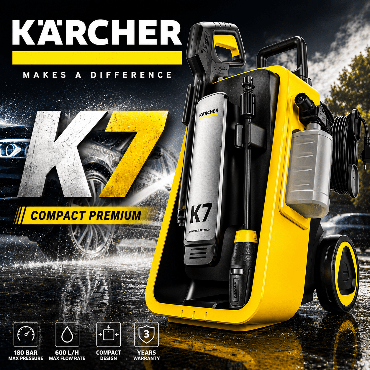 Karcher K7 Pressure Washer Bundle – RRP £520!