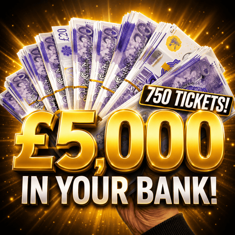 £5,000 IN YOUR BANK! – LOW ODDS.