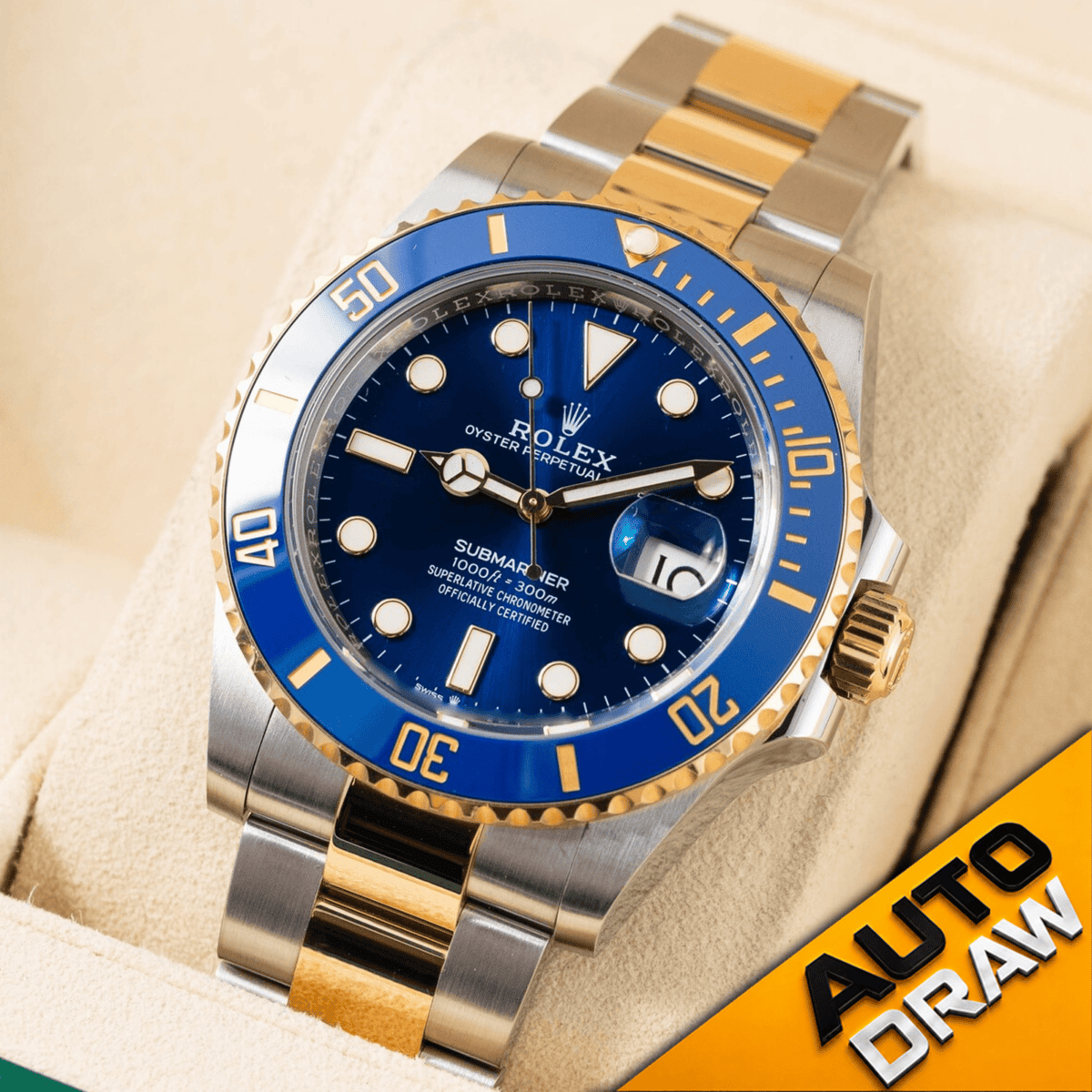 2025 ROLEX SUBMARINER GOLD/STEEL ‘BLUESY’ – RRP £16,200