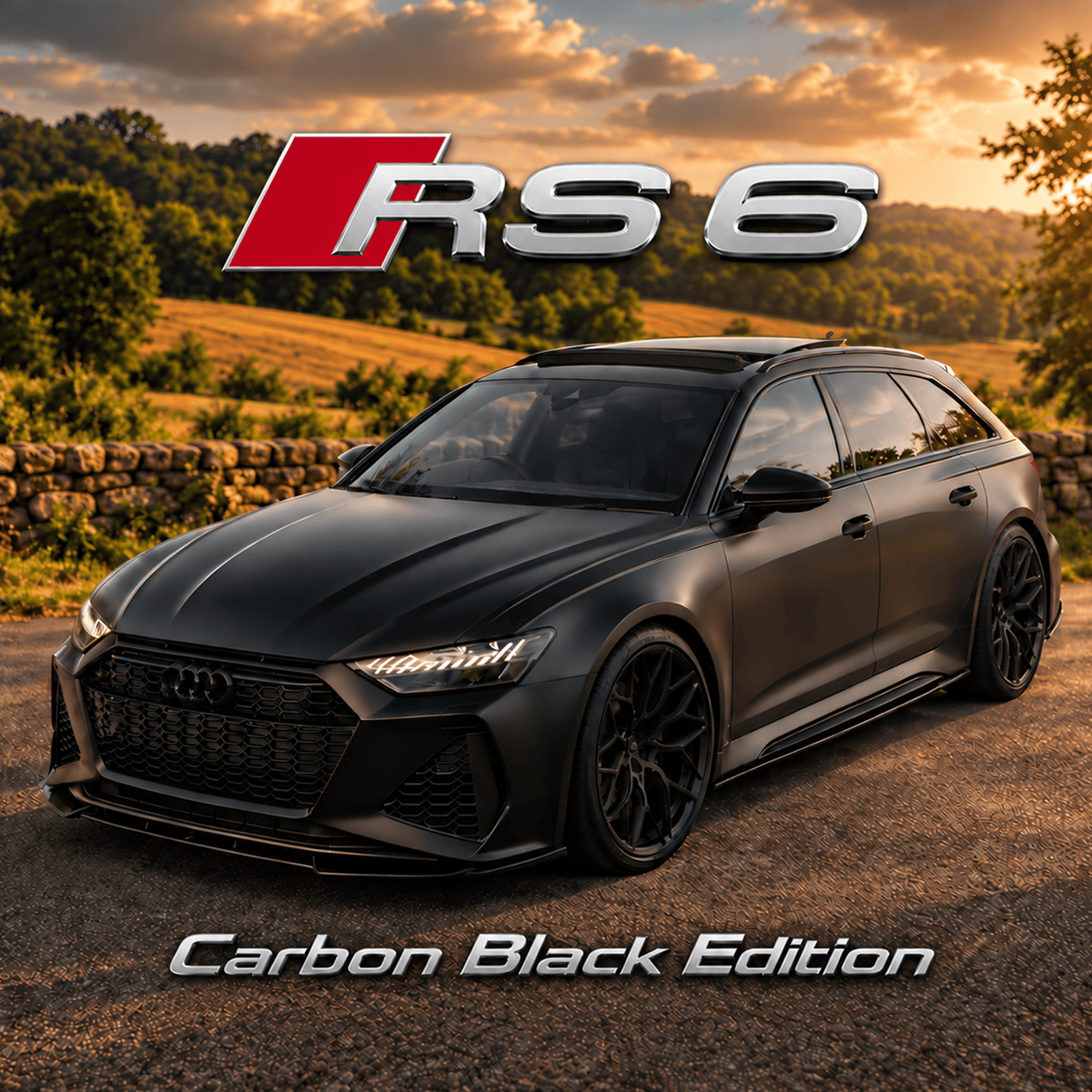 AUDI RS6 TFSI 4.0L V8 – CARBON BLACK EDITION – HUGE SPEC – LOW ODDS!