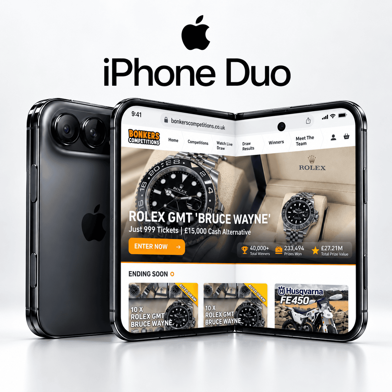 Apple iPhone DUO 256GB – JUST RELEASED – RRP £1,999!