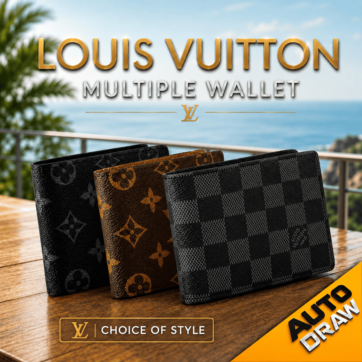 Louis Vuitton Mens Multiple Wallet