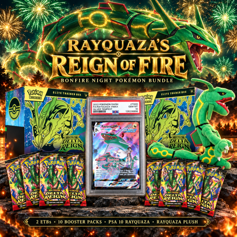 RAYQUAZA’S REIGN OF FIRE POKÉMON MEGA BUNDLE!