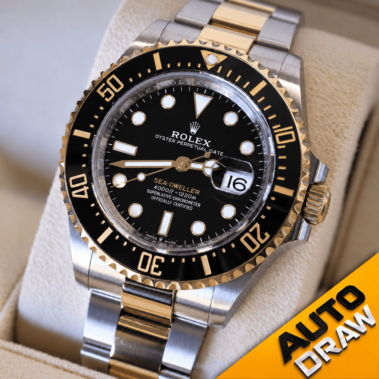 ROLEX SEA-DWELLER BI METAL GOLD/STEEL – RRP £18,800 – CRAZY ODDS