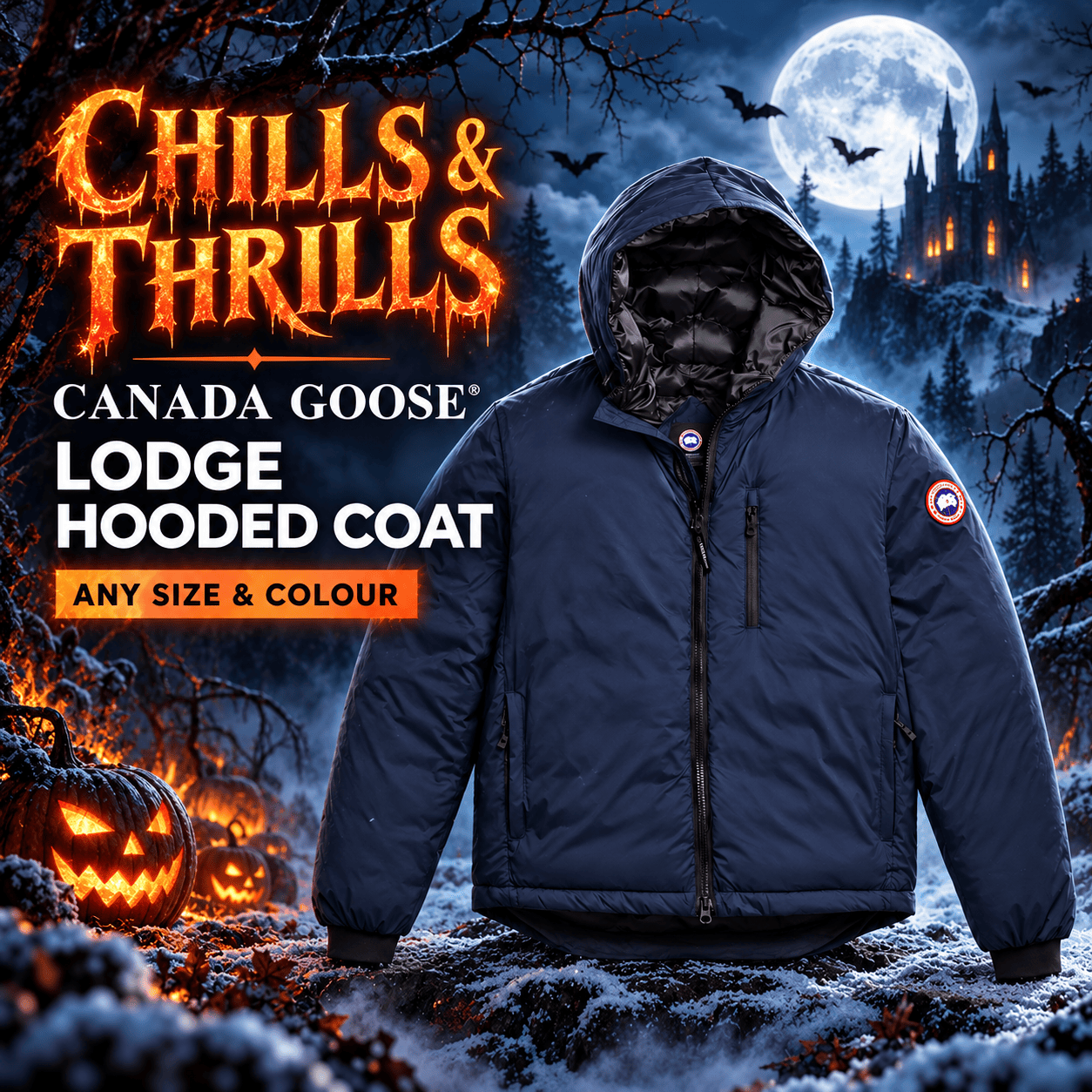 CANADA GOOSE Lodge Hooded Coat – ANY SIZE & COLOUR
