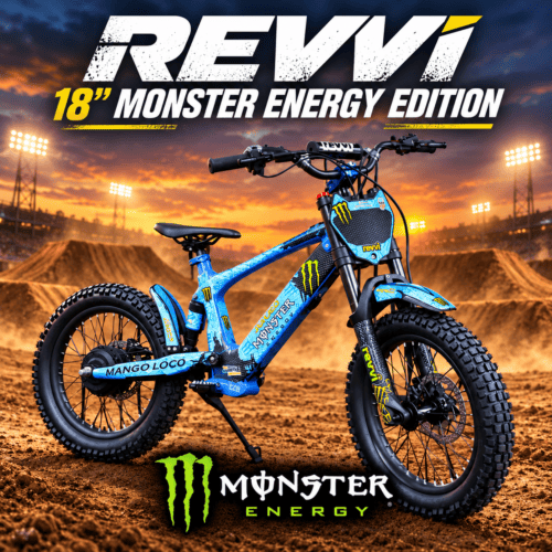 REVVI 18″ Electric Bike – MONSTER ENERGY