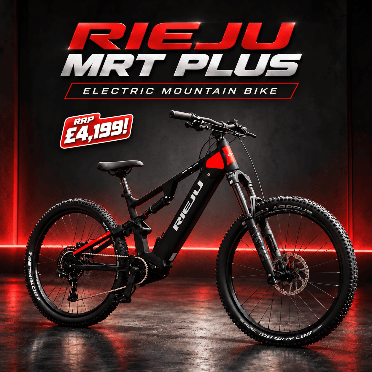 RIEJU MRT PLUS Electric Mountain Bike – RRP £4,199! – CRAZY ODDS!